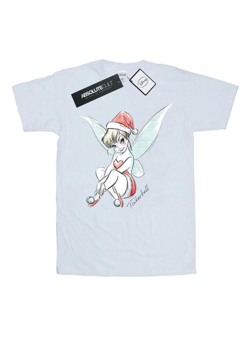 Disney - T-shirt motif Clochette motif/style Fée FAIRY Blanc - Kiabi
