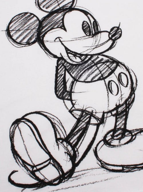 Disney - T-shirt motif croquis de Mickey Mouse (Mickey Mouse) - Kiabi Disney - T-shirt motif croquis de Mickey Mouse (Mickey Mouse) - Kiabi
