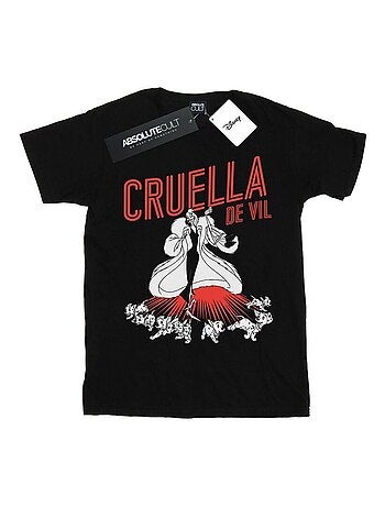 Disney - T-shirt motif Cruella d'Enfer motif/style Dalmatien
