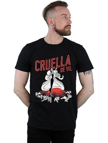 Disney - T-shirt motif Cruella d'Enfer motif/style Dalmatien