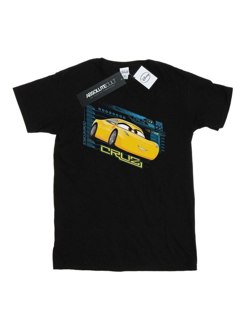 Disney - T-shirt motif Cruz Ramirez CARS Noir - Kiabi