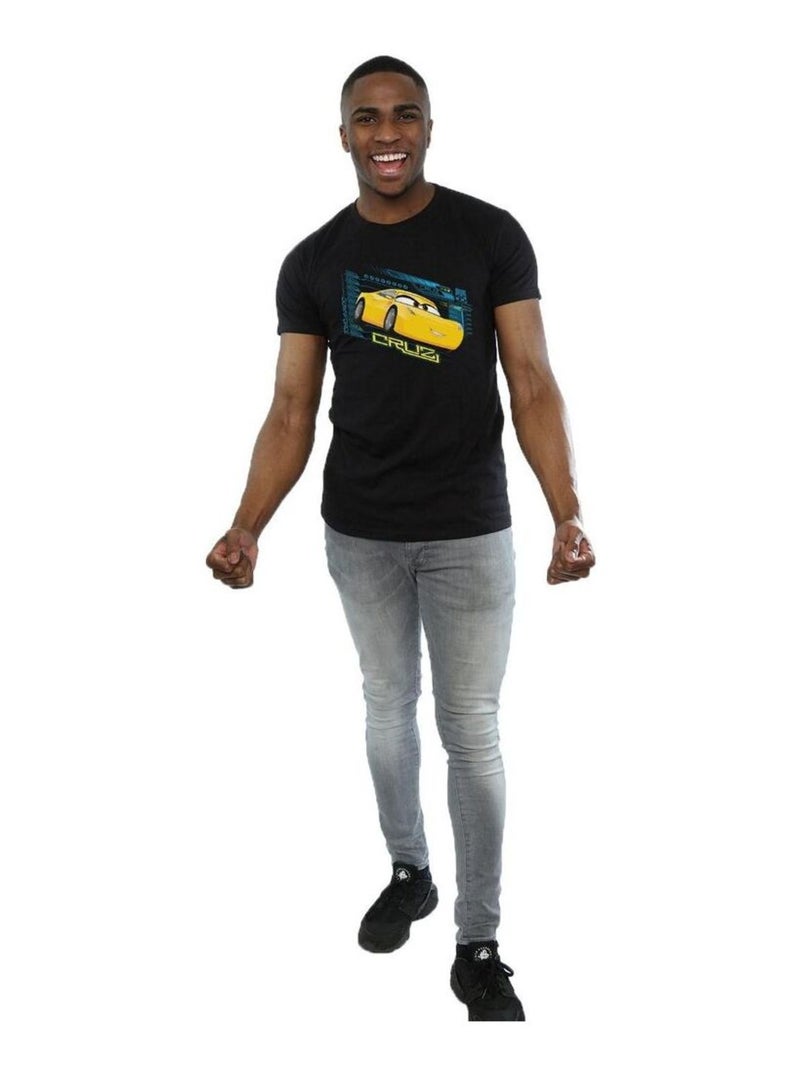 Disney - T-shirt motif Cruz Ramirez CARS Noir - Kiabi