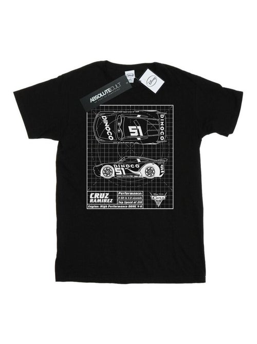 Disney - T-shirt motif Cruz Ramirez motif/style plan CARS - Kiabi