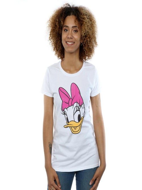Disney - T-shirt motif Daisy Duck motif/style visages peints - Kiabi