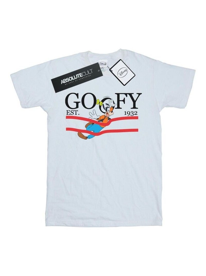 Disney - T-shirt motif Dingo BY NATURE Blanc - Kiabi