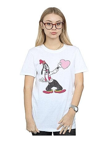 Disney - T-shirt motif Dingo motif/style Cœur