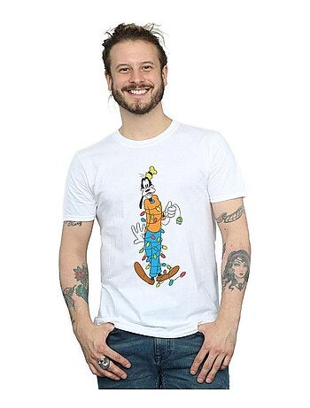 Disney - T-shirt motif Dingo motif/style Lumières de Noël
