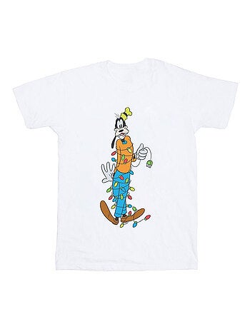 Disney - T-shirt motif Dingo motif/style Lumières de Noël