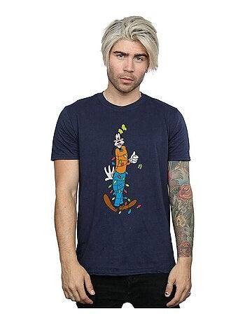 Disney - T-shirt motif Dingo motif/style Lumières de Noël