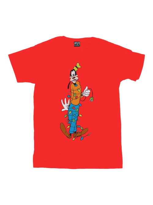 Disney - T-shirt motif Dingo motif/style Lumières de Noël - Kiabi