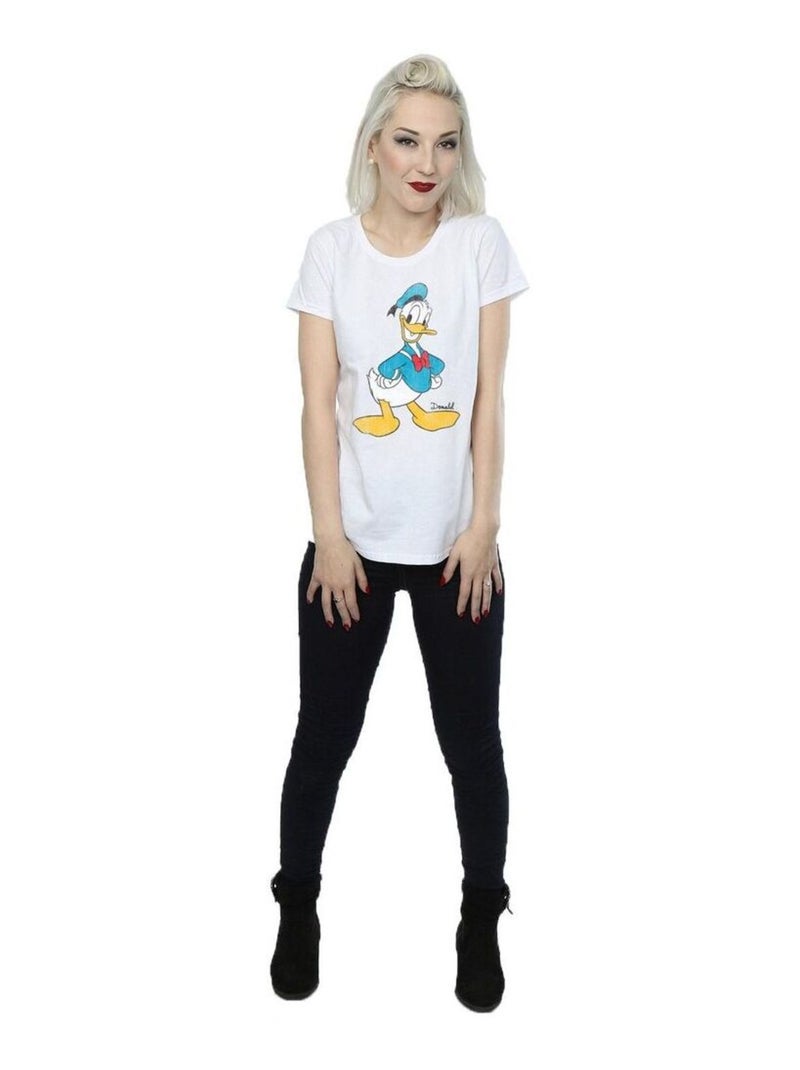 Disney - T-shirt motif Donald Duck motif/style Canard Blanc - Kiabi