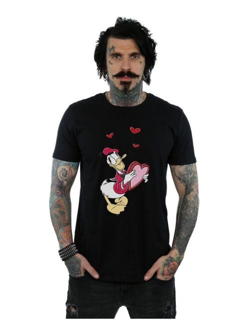 Disney - T-shirt motif Donald Duck motif/style Cœur - Kiabi