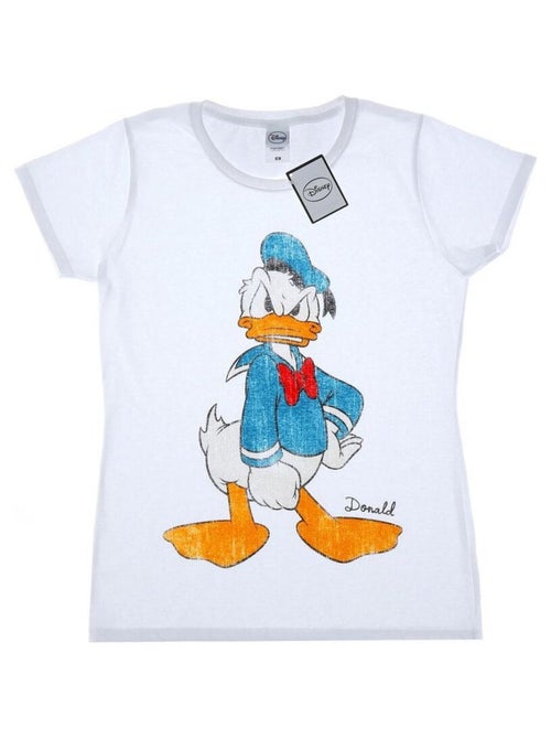 Disney - T-shirt motif Donald Duck motif/style En colère - Kiabi