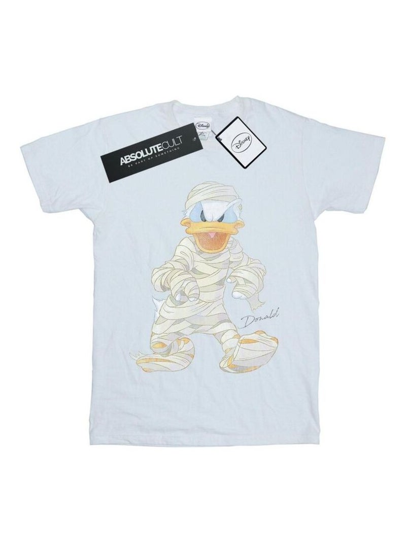 Disney - T-shirt motif Donald Duck motif/style Momie Blanc - Kiabi