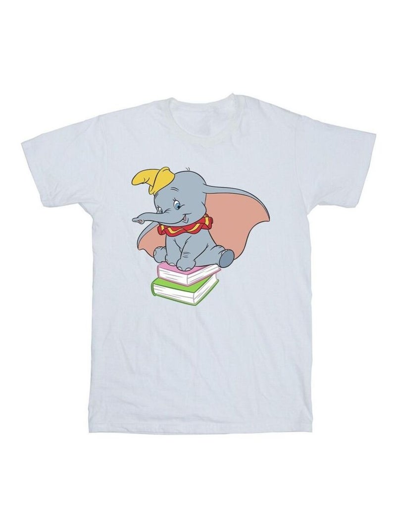Disney - T-shirt motif Dumbo SITTING ON Blanc - Kiabi