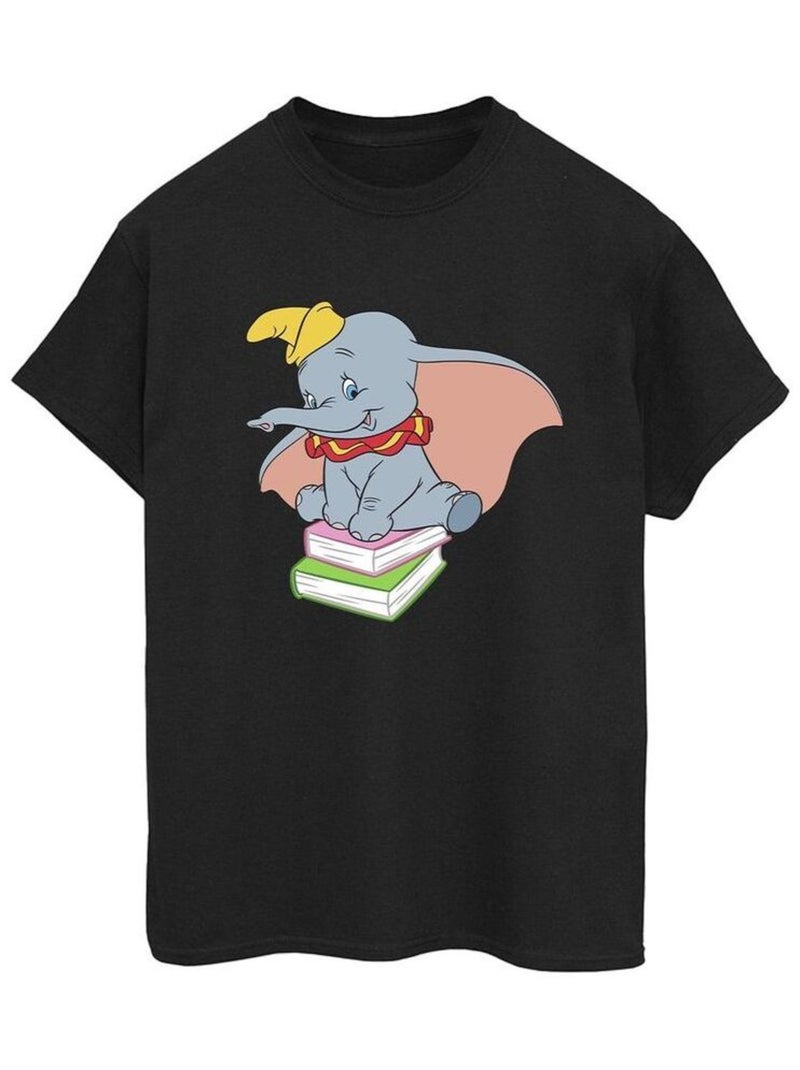Disney - T-shirt motif Dumbo SITTING ON Noir - Kiabi