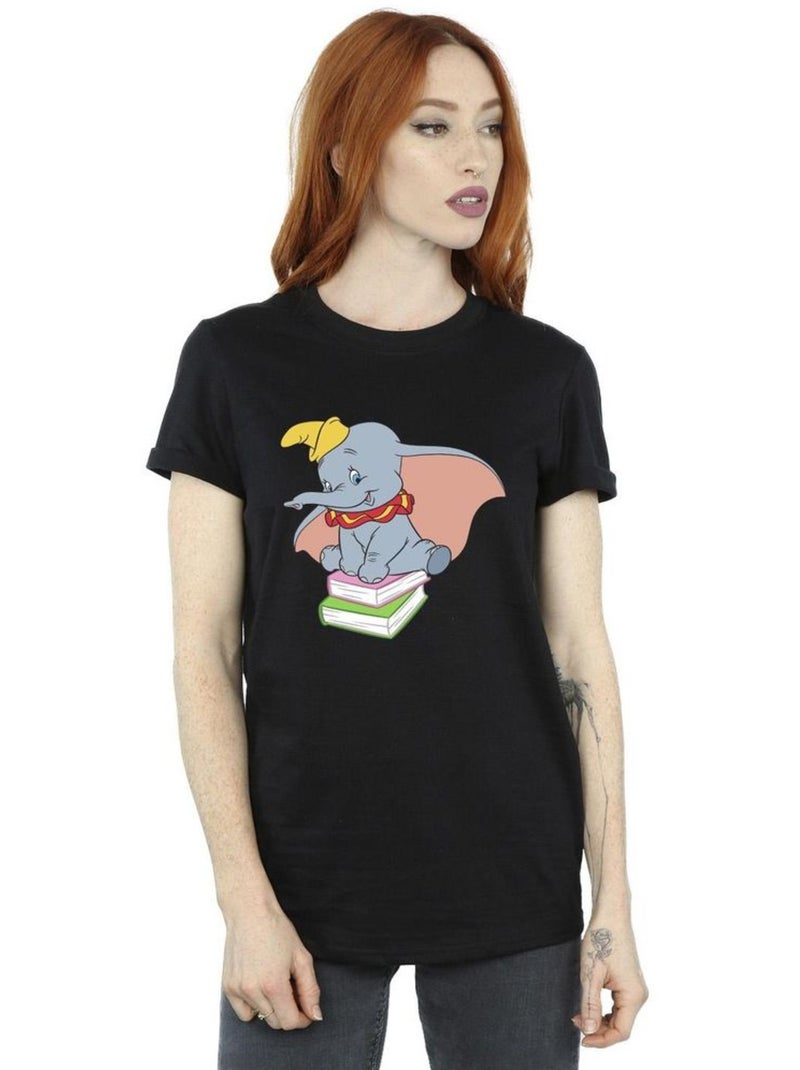 Disney - T-shirt motif Dumbo SITTING ON Noir - Kiabi