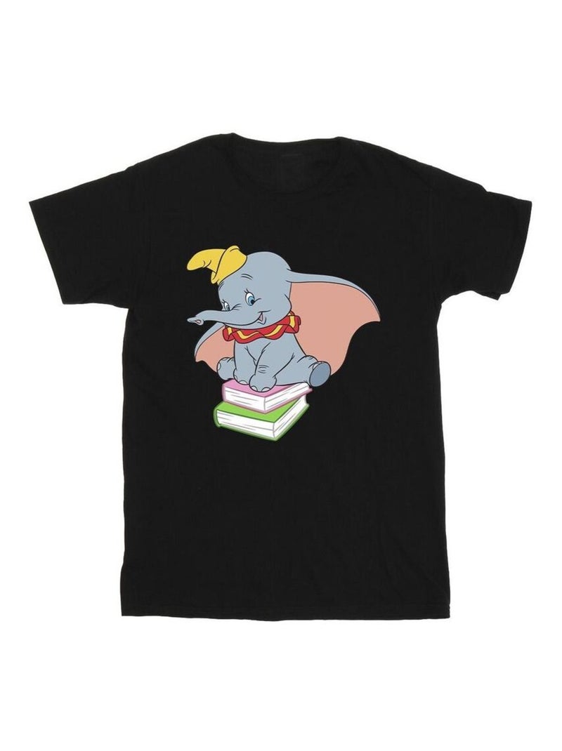 Disney - T-shirt motif Dumbo SITTING ON Noir - Kiabi