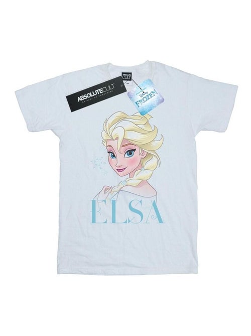 Disney - T-shirt motif Elsa motif/style Flocons de neige La Reine des Neiges - Kiabi