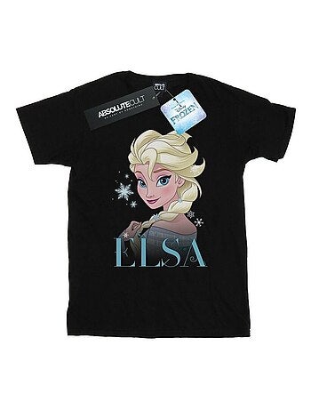 Disney - T-shirt motif Elsa motif/style Flocons de neige La Reine des Neiges