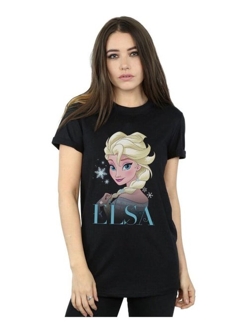 Disney - T-shirt motif Elsa motif/style Flocons de neige La Reine des Neiges - Kiabi
