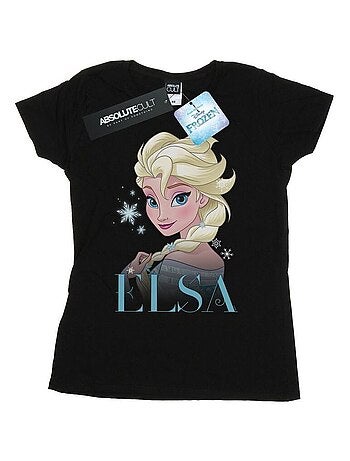 Disney - T-shirt motif Elsa motif/style Flocons de neige La Reine des Neiges