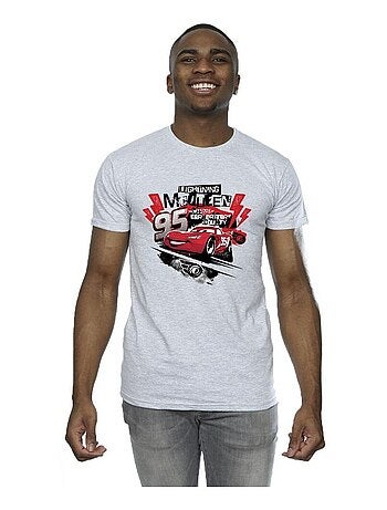 Disney - T-shirt motif Flash McQueen motif/style Collage Voitures