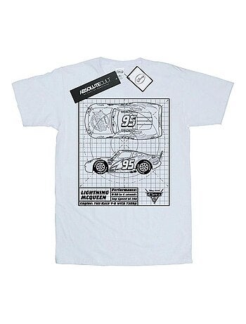 Disney - T-shirt motif Flash McQueen motif/style plan CARS