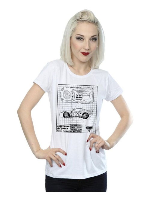 Disney - T-shirt motif Flash McQueen motif/style plan CARS - Kiabi