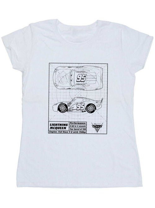 Disney - T-shirt motif Flash McQueen motif/style plan CARS - Kiabi