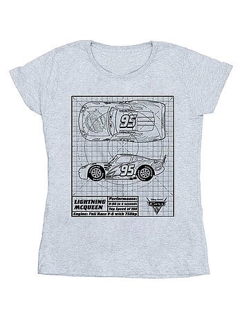 Disney - T-shirt motif Flash McQueen motif/style plan CARS
