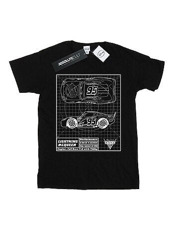 Disney - T-shirt motif Flash McQueen motif/style plan CARS