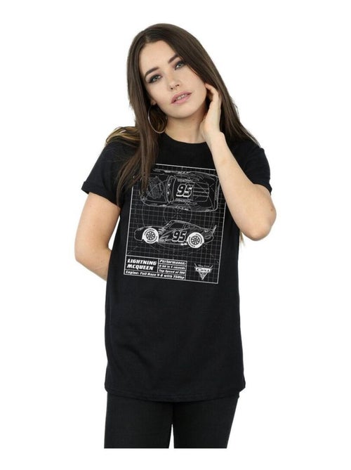 Disney - T-shirt motif Flash McQueen motif/style plan CARS - Kiabi
