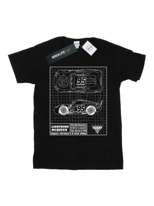 Disney - T-shirt motif Flash McQueen motif/style plan CARS - Kiabi