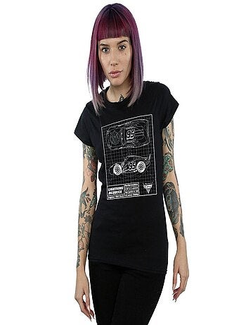 Disney - T-shirt motif Flash McQueen motif/style plan CARS