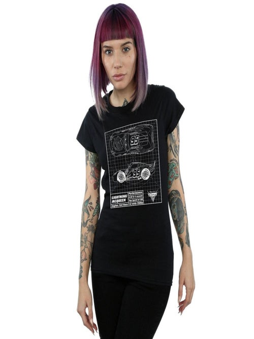 Disney - T-shirt motif Flash McQueen motif/style plan CARS - Kiabi