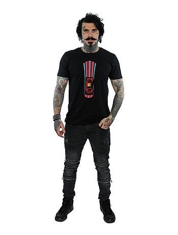 Disney - T-shirt motif Flash McQueen motif/style rayé Voitures