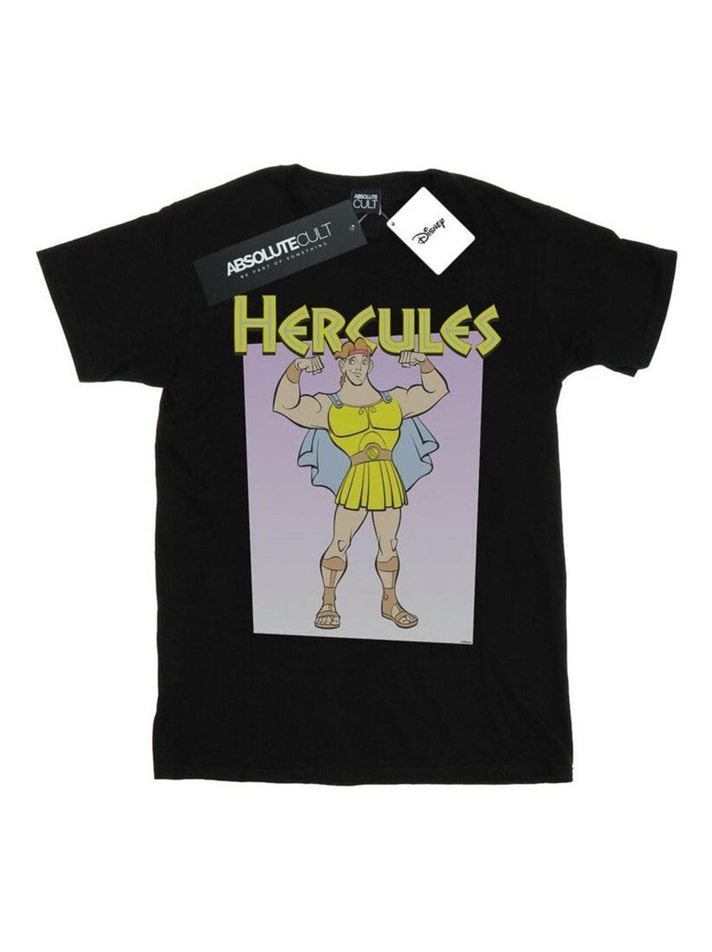 Disney - T-shirt motif Hercule motif/style Muscles Noir - Kiabi
