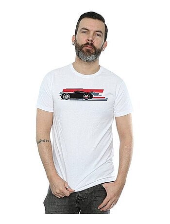 Disney - T-shirt motif Jackson Storm motif/style rayé Voitures