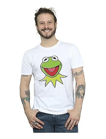 Disney - T-shirt motif Kermit la grenouille motif/style Tête MUPPETS