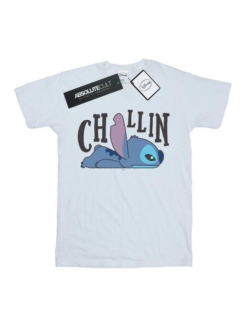 Disney - T-shirt motif Lilo et Stitch CHILLIN - Kiabi