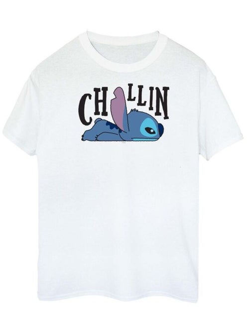 Disney - T-shirt motif Lilo et Stitch CHILLIN - Kiabi