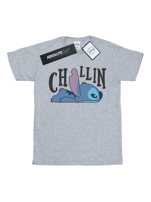 Disney - T-shirt motif Lilo et Stitch CHILLIN - Kiabi