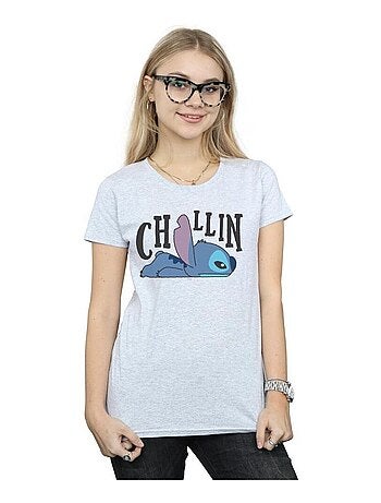 Disney - T-shirt motif Lilo et Stitch CHILLIN