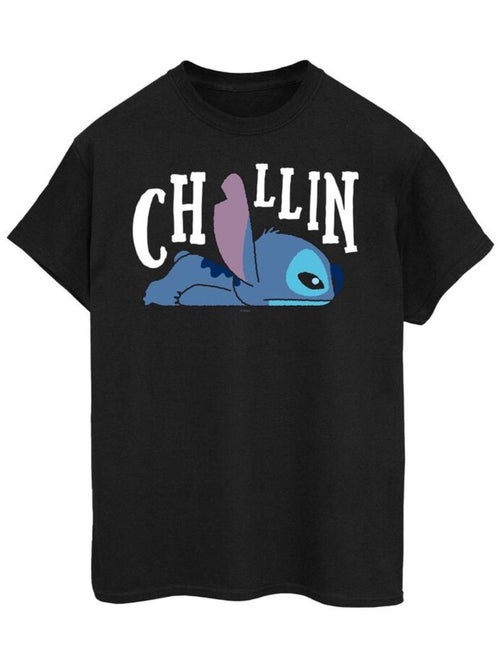 Disney - T-shirt motif Lilo et Stitch CHILLIN - Kiabi