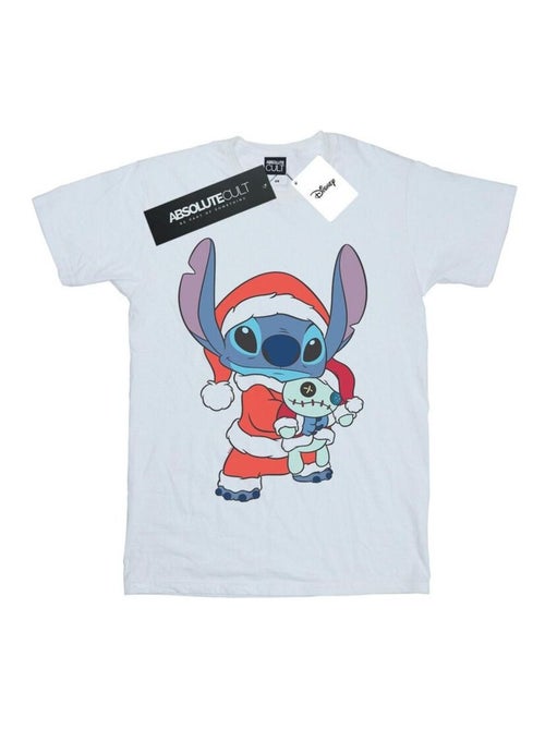 Disney - T-shirt motif Lilo et Stitch motif/style Noël - Kiabi