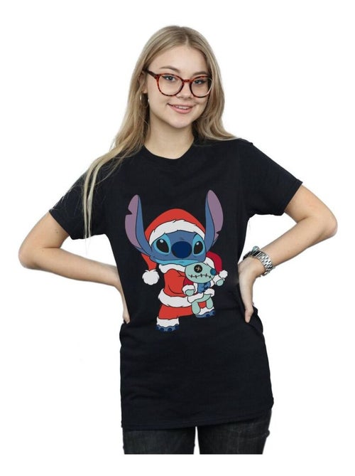 Disney - T-shirt motif Lilo et Stitch motif/style Noël - Kiabi