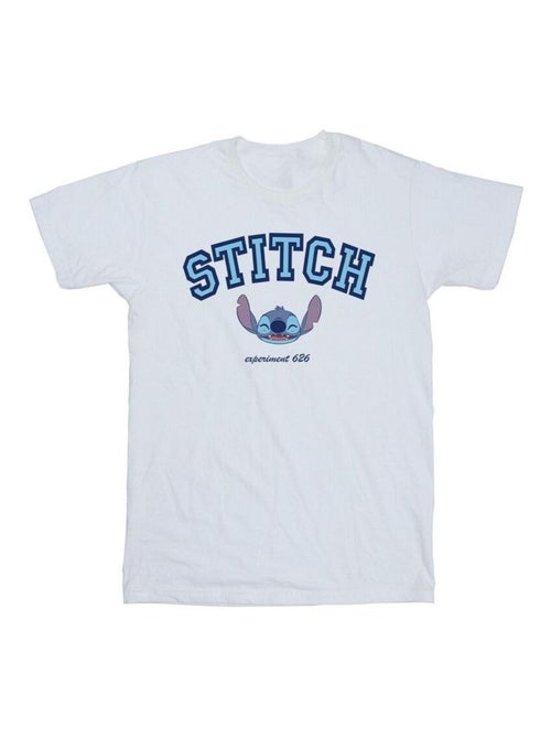 Disney - T-shirt motif Lilo et Stitch motif/style Universitaire - Kiabi