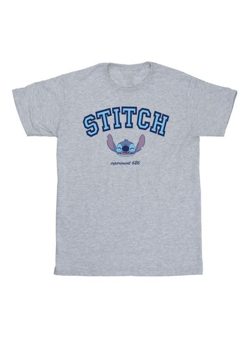 Disney - T-shirt motif Lilo et Stitch motif/style Universitaire - Kiabi