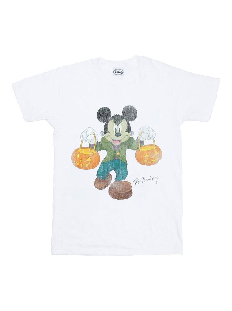 Disney - T-shirt motif Mickey Mouse Blanc - Kiabi